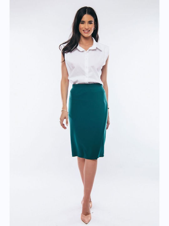 BelleFille Midi Skirt Emerald