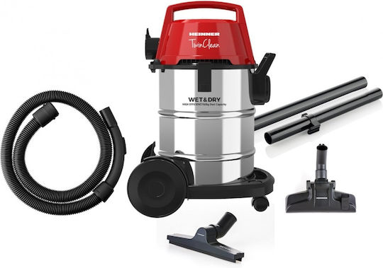 Heinner Aspirator Lichide / Solide 1400W cu Inoxidabil Recipient 21lt