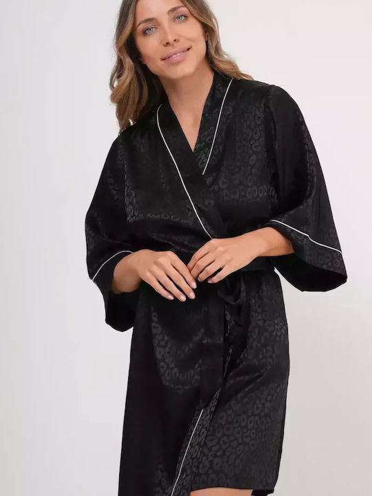 Bonatti Winter Women's Robe Black Sorella