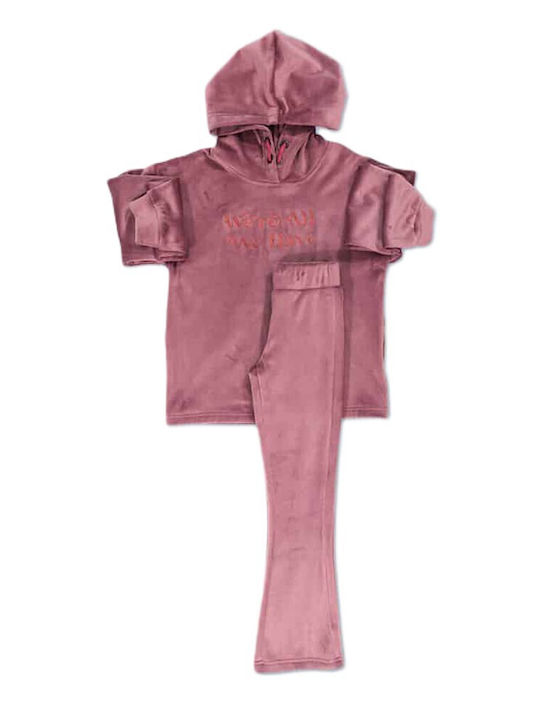 Set pentru copii cu colanți Iarnă 2buc Pink