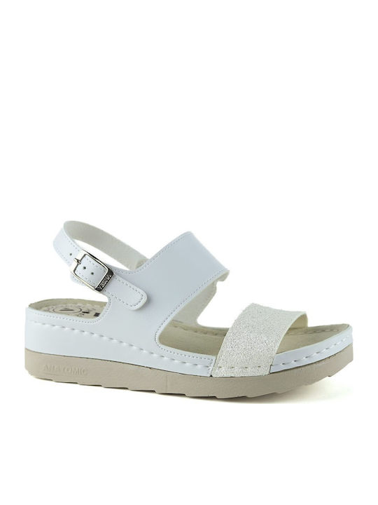 Vesna Flache Sandalen für Damen Anatomisch in W...
