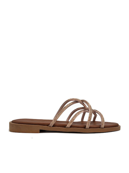 Shoelover Sandale Casual Damă Din Piele Aur