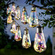 Ghirlandă Lumini LED Felisi Model 10 Becuri 380cm Alimentată Solar Multicolor Lumină Albă R