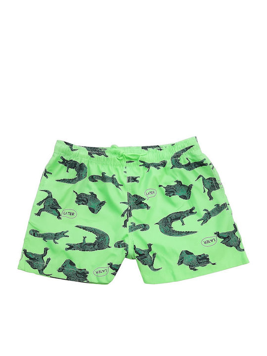 Yes!Do Kids Costum de baie pentru copii Pantaloni scurți de înot Lime