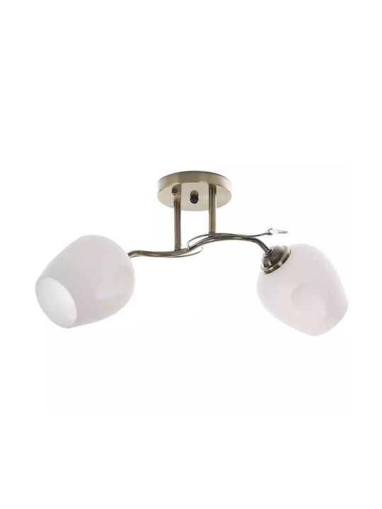 Nevada Chandelier Bronze Elbulgaria 2xe27 2836ab/2