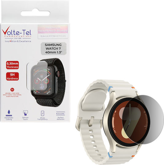 Volte-Tel Gehärtetes Glas für das Galaxy Watch7 40 mm 1Stück 8368189