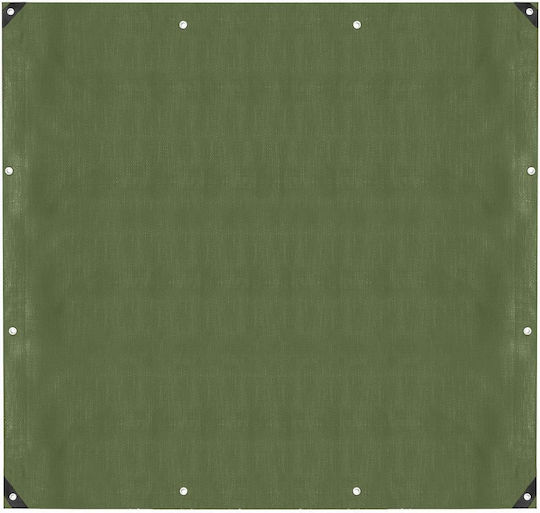 Prelată laminată impermeabilă din polietilenă 120g/m2 2x4m Verde