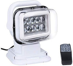 Proiector LED Rotativ Telecomandă Wireless 50W 4000 Lumeni Fascicul Spot Alb