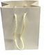 Pungă din hârtie laminată ecru 16x9x25cm 1buc