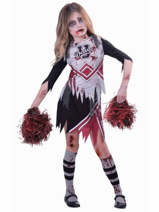 Carnival Kids Costume Zombie Cheerleader