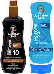 Australian Gold Spray Gel Bronzer Spf10 + Moist...
