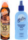 Malibu Spf15 Protective Balm 175ml + After Sun Spray Balm 200ml