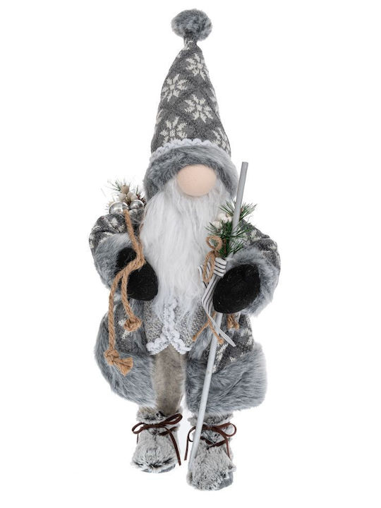 Gray Fabric Santa Claus 45cm