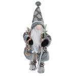 Gray Fabric Santa Claus 45cm