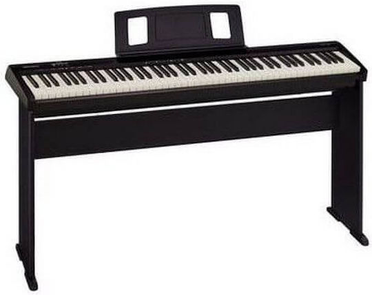 Roland Elektrisch Bühne Klavier mit 88 Dynamisch Tasten Eingebaute Lautsprecher und Verbindung mit Kopfhörern und Computer Schwarz