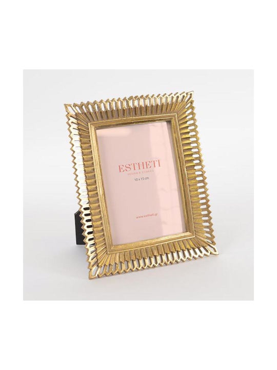 Estheti Home Κορνίζα Resin Χρυσή 10x15cm 17.8x2...