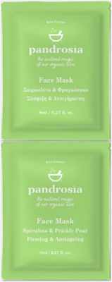 Pandrosia Face Mask Spirulina & Prickly Pear 2x8ml