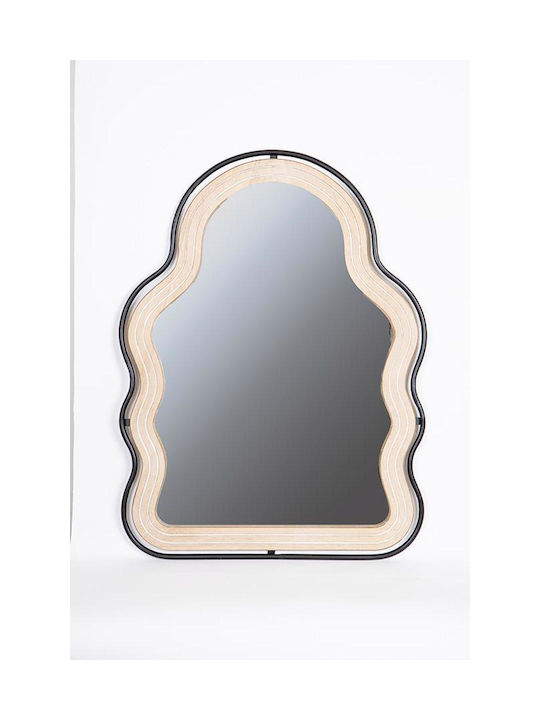 Oglindă de Perete Estheti Home Lemn Natural 64x1.5x84cm 751-10012