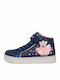 Mille Stelle Kids Sneakers High Anatomic with Scratch Blue