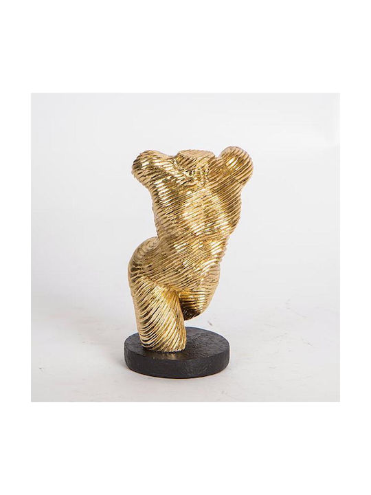 Estheti Home Διακοσμητικό Γλυπτό Σώμα Resin Χρυσό 9x9x15.5cm 752-27069