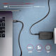 Axagon Braided USB 3.1 Cable USB-C Male - USB-C 100W PD Black 1.5m