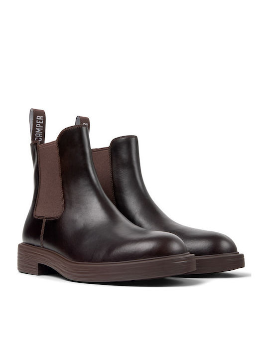 Camper Leather Brown Men's Boots