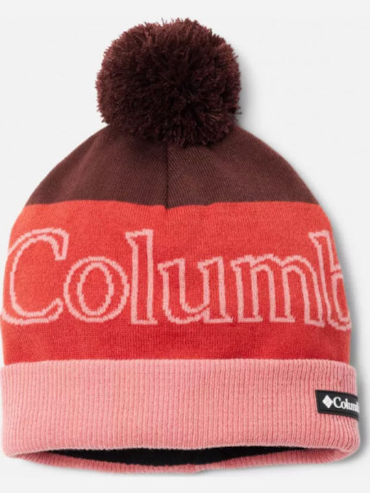 Polar Powder Beanie Unisex Fleece Σκούφος Πλεκτός σε Κόκκινο χρώμα