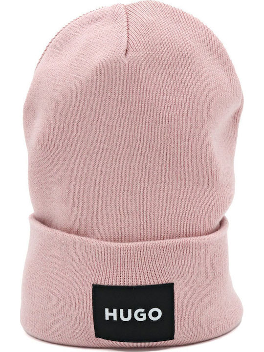 Beanie Γυναικείος Σκούφος Πλεκτός σε Ροζ χρώμα