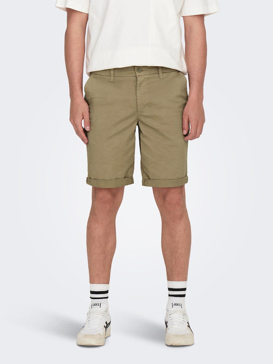 Only & Sons Herrenshorts Beige