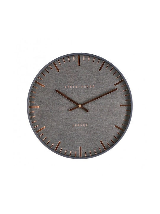 Bizzotto Whatever Wall Clock Gray Ø40cm