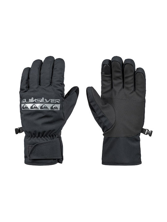 Quiksilver Snow Cross Ανδρικά Γάντια Σκι & Snowboard Μαύρα