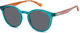 Polaroid Round Kids Sunglasses with Polarized Green Lenses