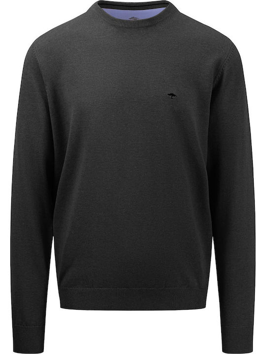 Fynch Hatton Langarm-Pullover Schwarz