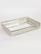 Estheti Home Δίσκος Ασημί Μεταλλικός Καθρέπτη 26x19x6cm 752-16023