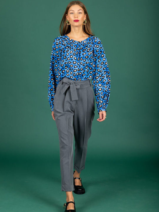 Women's Chino Trousers Slim Fit Grey