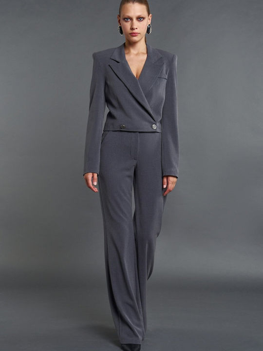 Pop & doll Women's Grey Suit