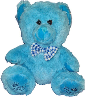 Blauer Plüsch-Teddybär 25cm