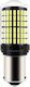 Αυτοκίνητο Led Λευκο P21w Ba15s 144 Smd 12v Canbus
