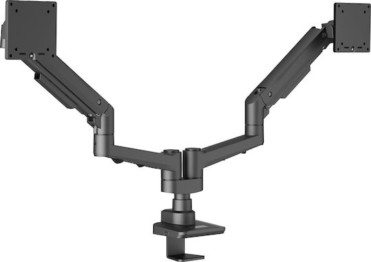 Edbak DMV02 Επιτραπέζια Βάση Τηλεόρασης έως 35" και 20kg Ασημί
