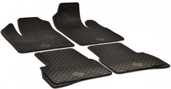 Satz Gummiautofußmatten für Fiat Doblo I 2000-2009 Umbrella