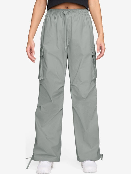 Dance Cargo Pant Women's Fabric Cargo Trousers Gray