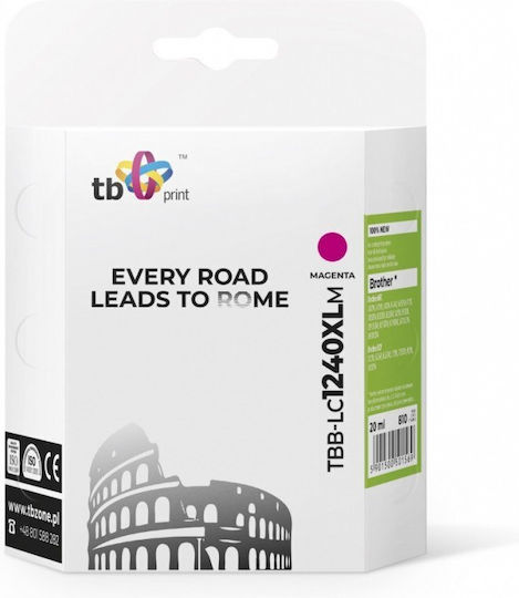 TB Print Kompatible Tintenstrahldrucker-Tintenpatrone Bruder LC1240XL 20ml Magenta 1Stück