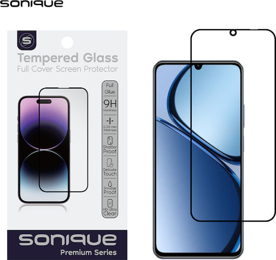 Hardy Glass Sonique Premium Series HD Full Cover 9H Realme C63 4G Black