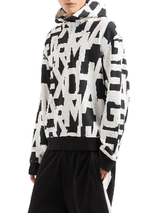 Armani Exchange Черна с Качулка