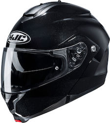 HJC C91N Flip-Up with Sun Visor ECE 22.06 Metal Black