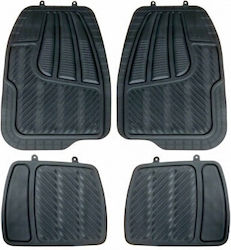 Bottari Set Față și Spate 4 Bucăți Covoare Auto Negre Bottari Set Față și Spate 4 Bucăți Covoare Auto Negre