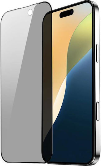 Dux Ducis Privatsphäre Gehärtetes Glas Schwarz (iPhone 15 Plus / 16 Plus)