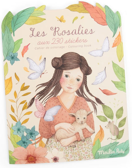 Les Rosalies Malbuch Sticker Moulin Roty