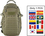 Military Backpack Backpack in Green Color