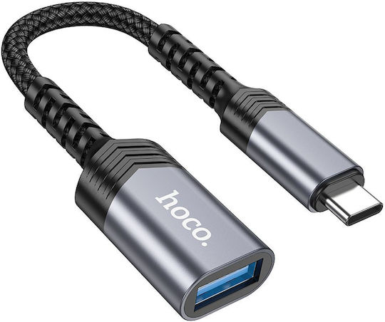 Hoco Ua24 Μετατροπέας USB-C male σε USB-A female 1τμχ